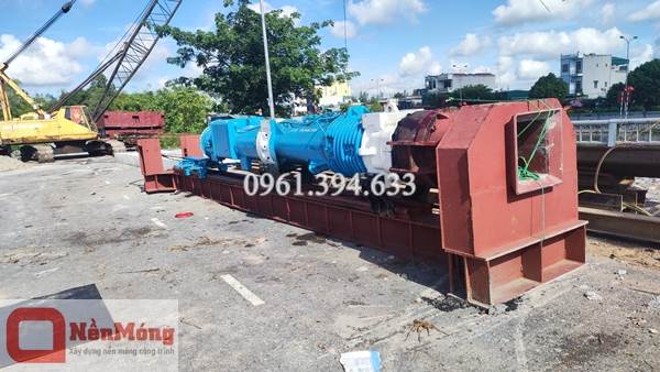 Cho thuê búa đóng cọc Diesel 4.6 tấn tại Thái Bình
